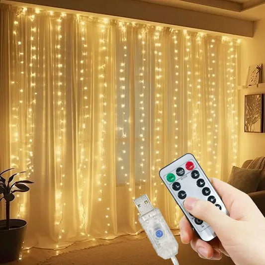 600 LED girliandos
